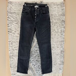 Agolde Riley Dark Denim Jeans